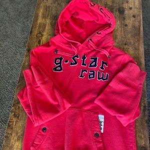 G Star Raw Hoodie Hooded Sweatshirt G-Star Large